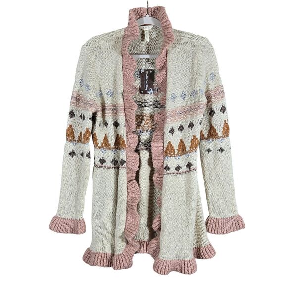Matilda Jane Sweaters - Matilda Jane Sweater Womens Medium NEW Just Imagine Jacie Cardigan Boho Fairy